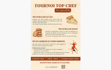 TOURNOI TOP CHEF - 5 JUIN